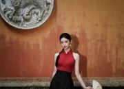 林允仿佛是古画里的明艳美人